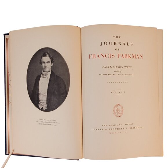 VTG Books. "The Journals of Francis Parkman" In Two Volumes by Mason Wade 1947 - Picture 4 of 16